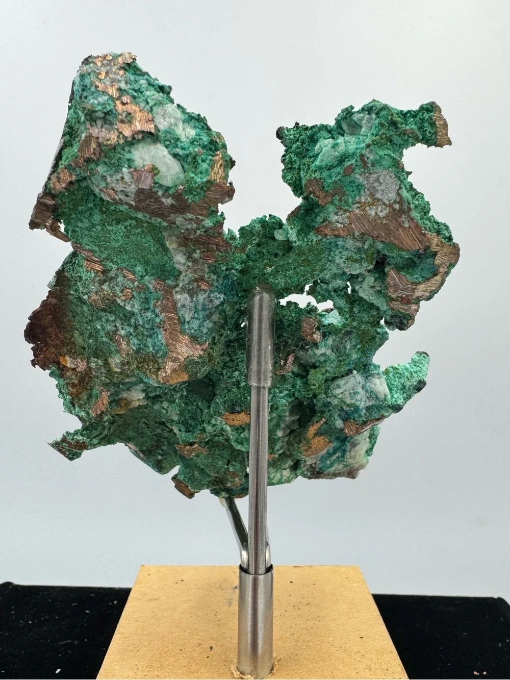 Copper with Malachite